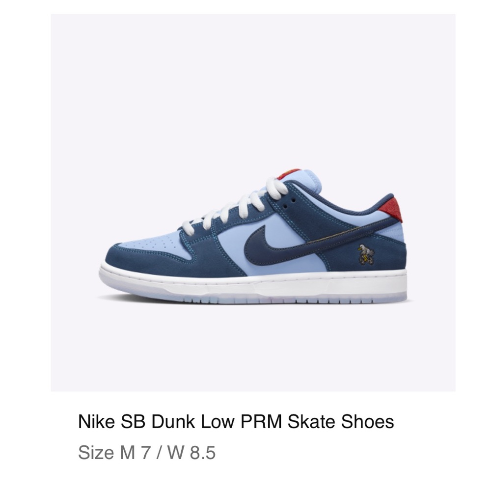 Blue Nike Dunk Low